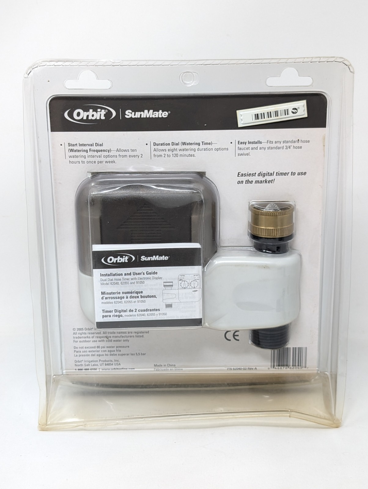 Orbit SunMate 2 Dial Digital Watering Timer Model 62040 NEW gallery