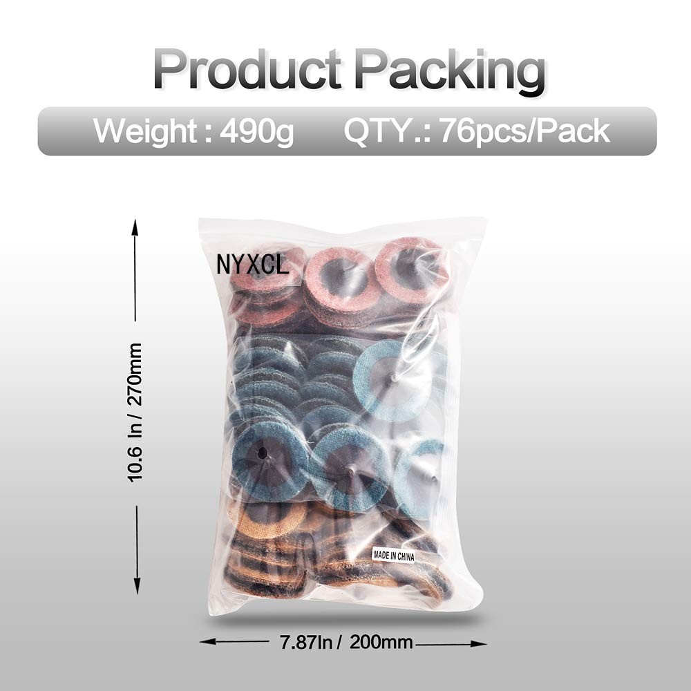 75Pcs 2inch Nylon Quick Change Sanding Discs Set, 2Pcs 1/4" Holders,... gallery