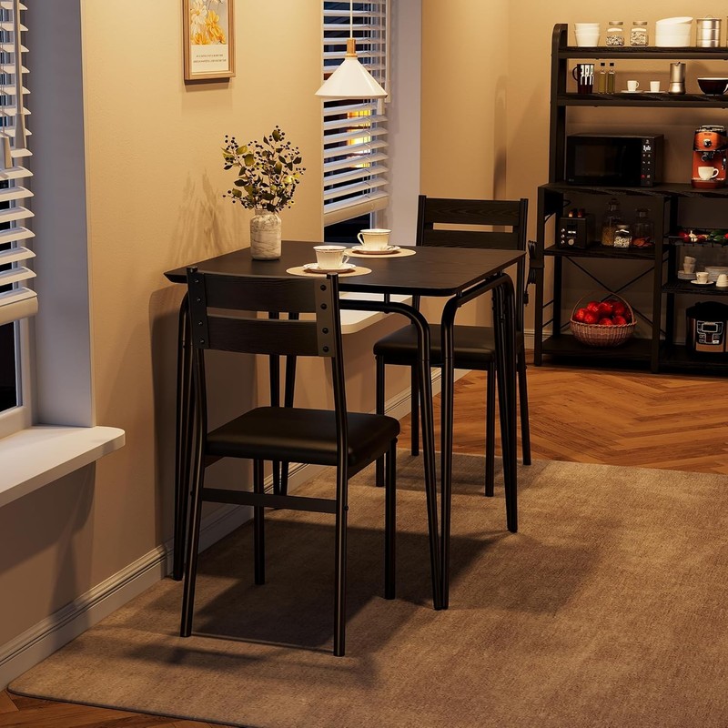 Dining Table Set for 2, Kitchen Table with 2 Chairs for Kitchen & Dining Room gallery