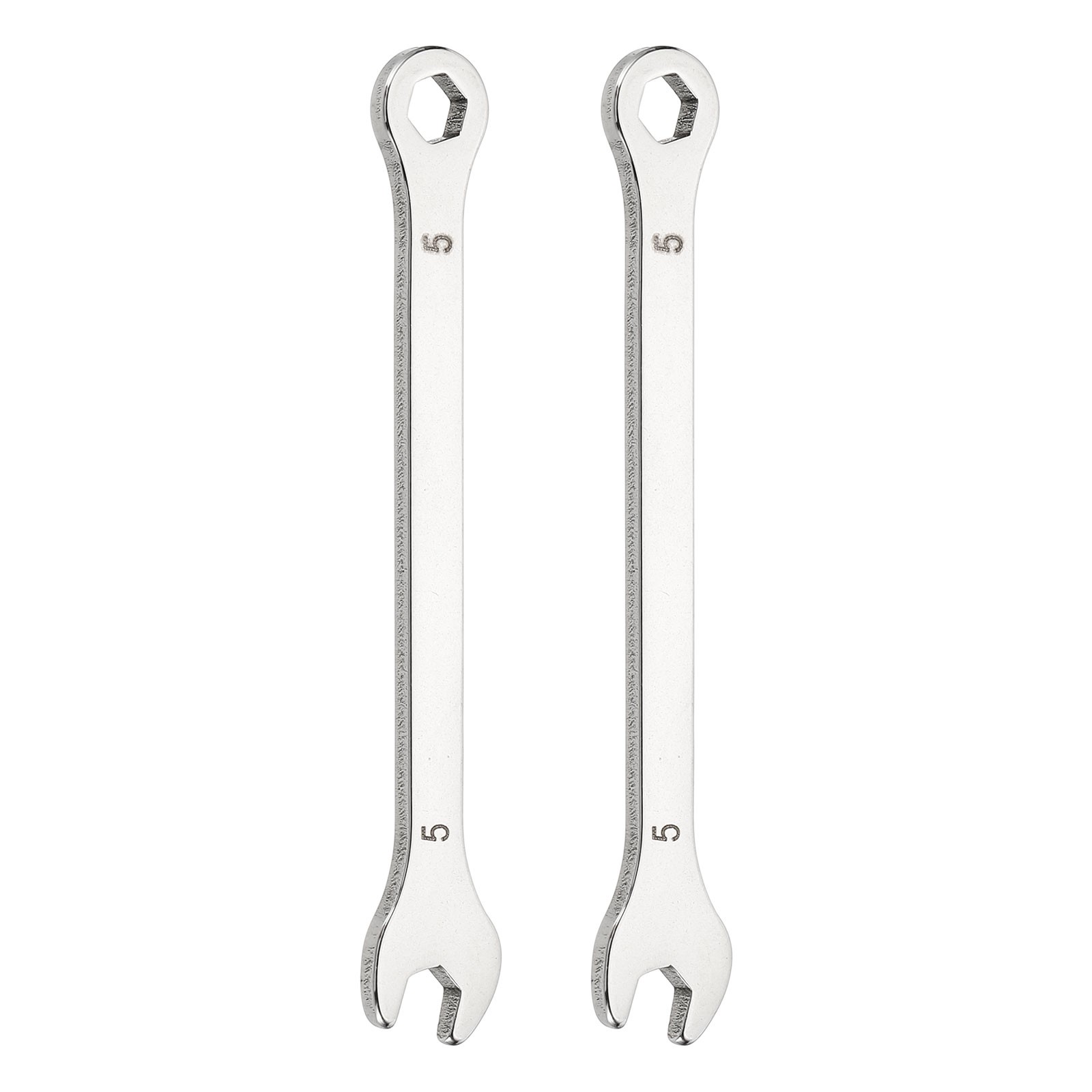 2Pcs Mini Combination Wrench 5mm Metric 6-Point Box Open End Stainless Steel gallery