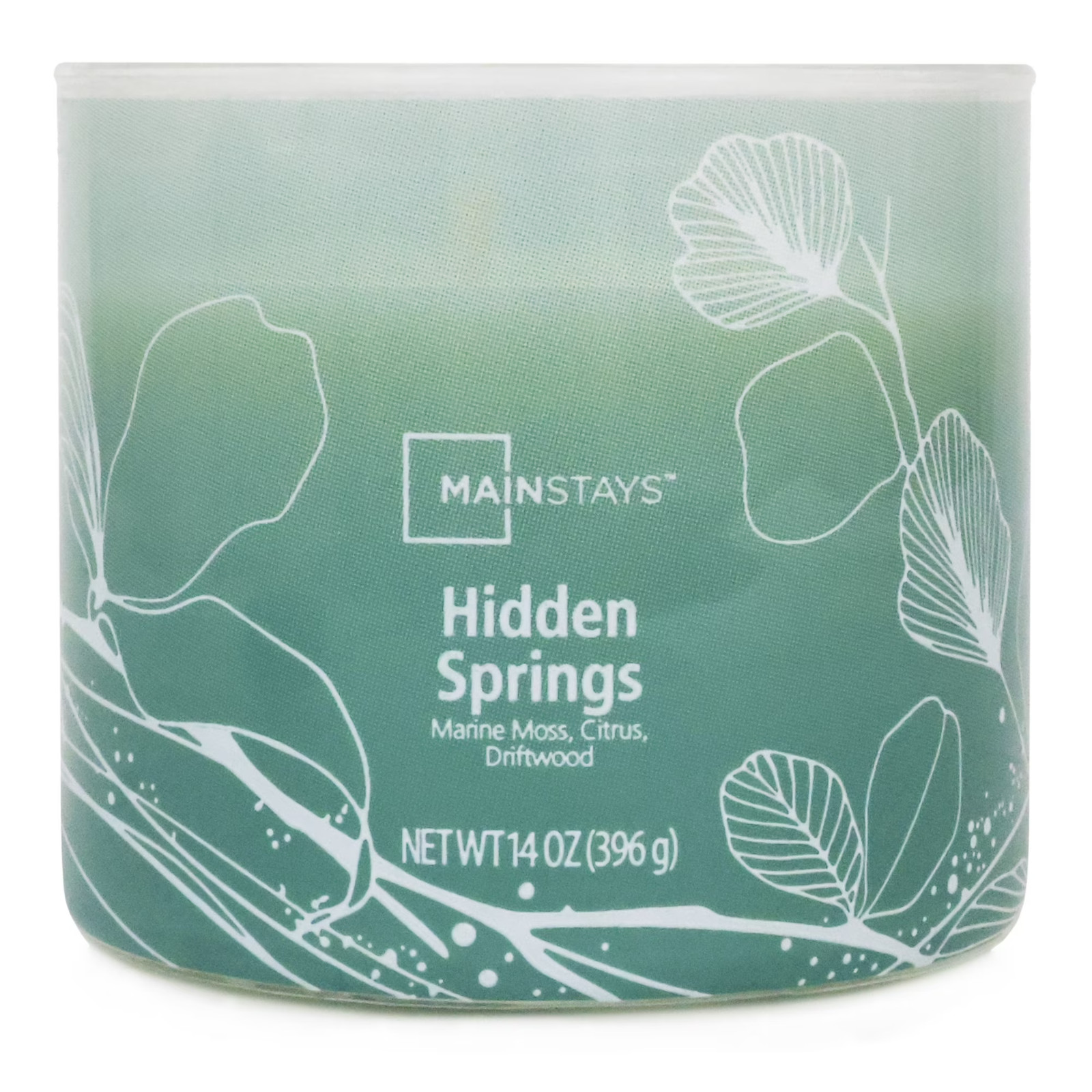 Mainstays 3-Wick Ombre Wrap Hidden Springs Candle, 14-Ounce gallery