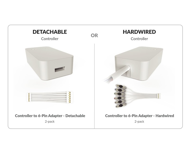 Litcessory Controller to 6-Pin Adapter for Philips Hue Lightstrip Plus gallery
