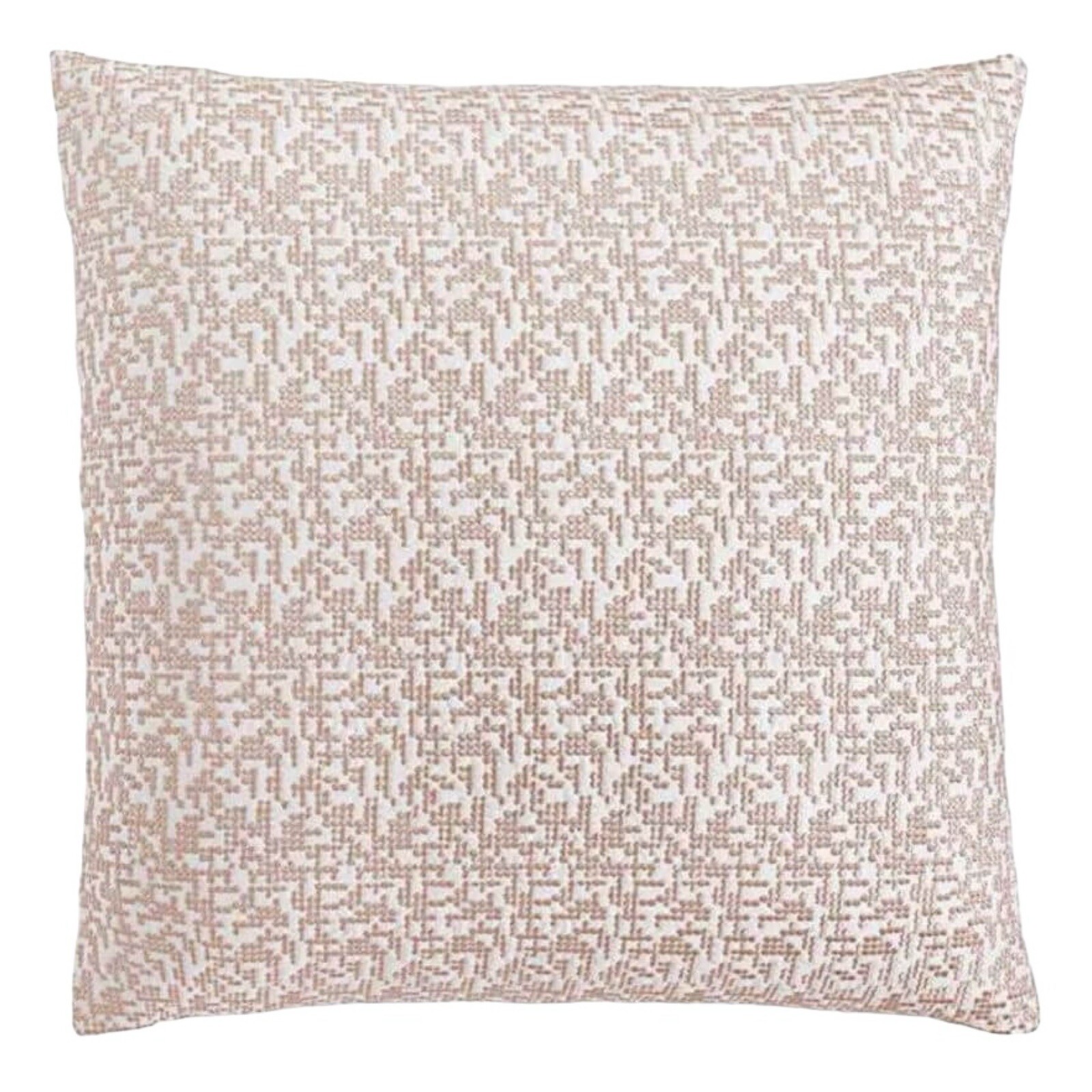 Hotel Collection Cloudscape Embroidered Cotton EURO Sham BLUSH - $135 gallery