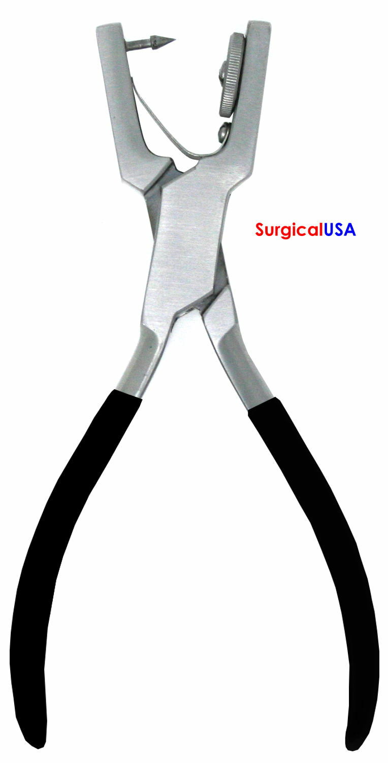 Stainless Punch Pliers Needle Point for Paper Craft Leather Hole Punching gallery