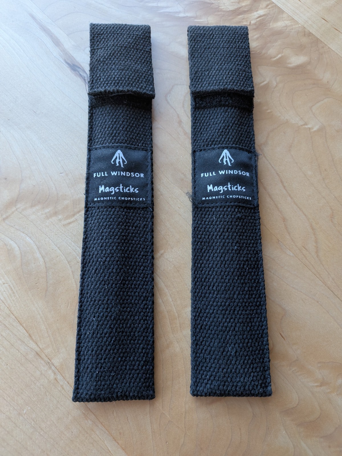 2 Sets - Full Windsor Magsticks Magware Magnetic Titanium Chopsticks w/ pouch gallery