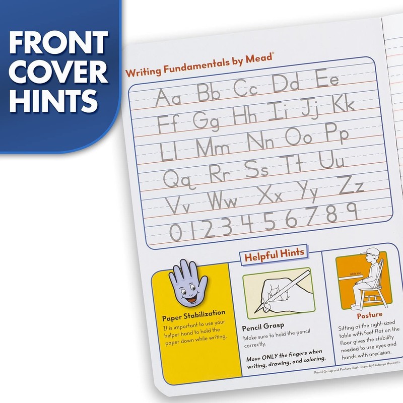 Primary Composition Book K-2 100 Sheets 7.5x9.75 Blue Marble Kids Writing gallery