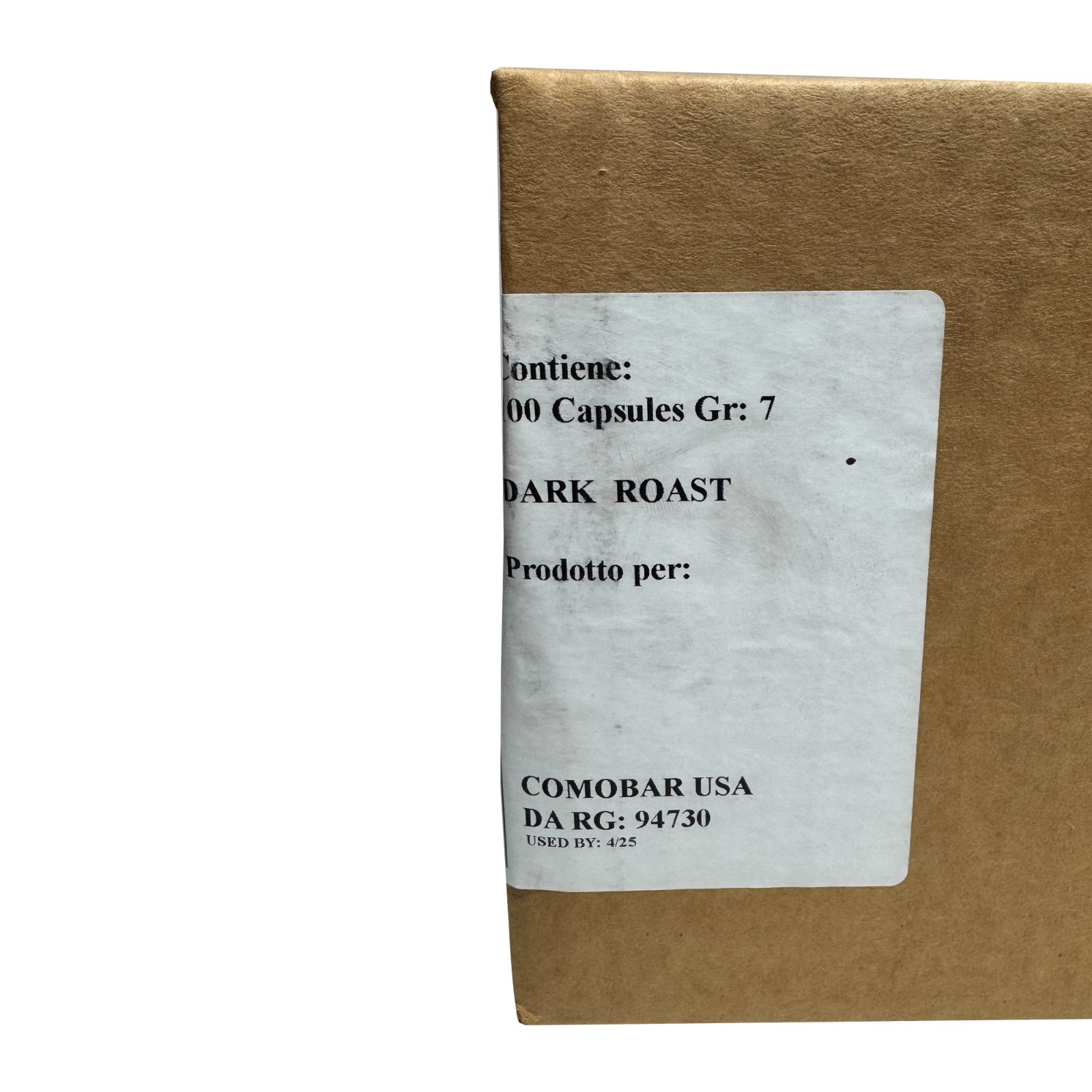 Comobar Dark Roast Espresso Point Compatible, 100 Capsules (7 grams each) gallery