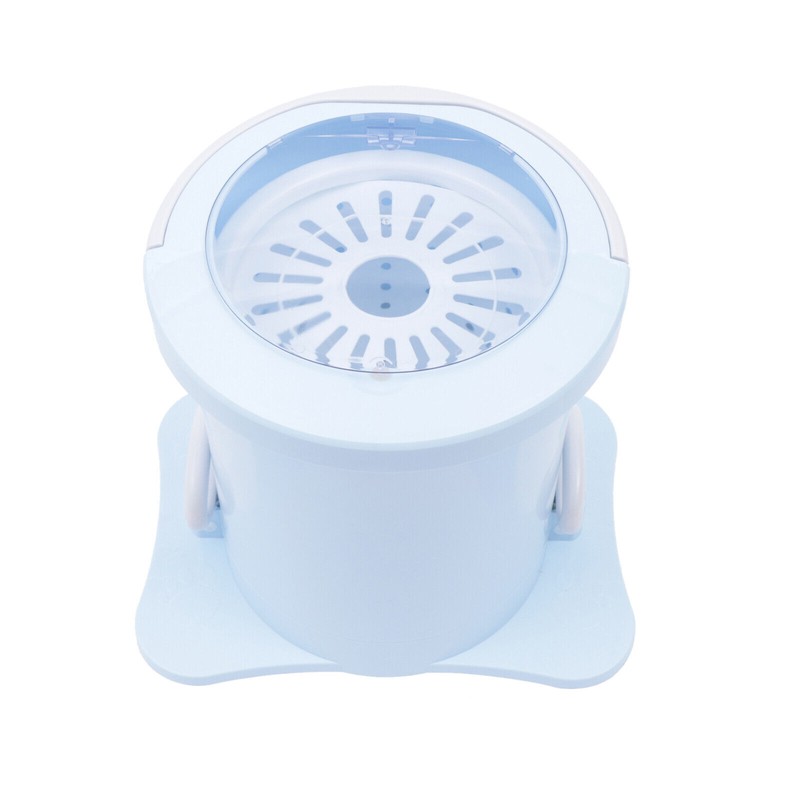 Mini Dryer Portable Compact Clothes Spin Dryer Manual Home Laundry Dryer Blue gallery