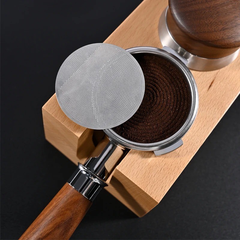 Espresso Puck Screen 0.2mm Stainless Steel Coffee Filter 51/53/58mm Portafilter gallery