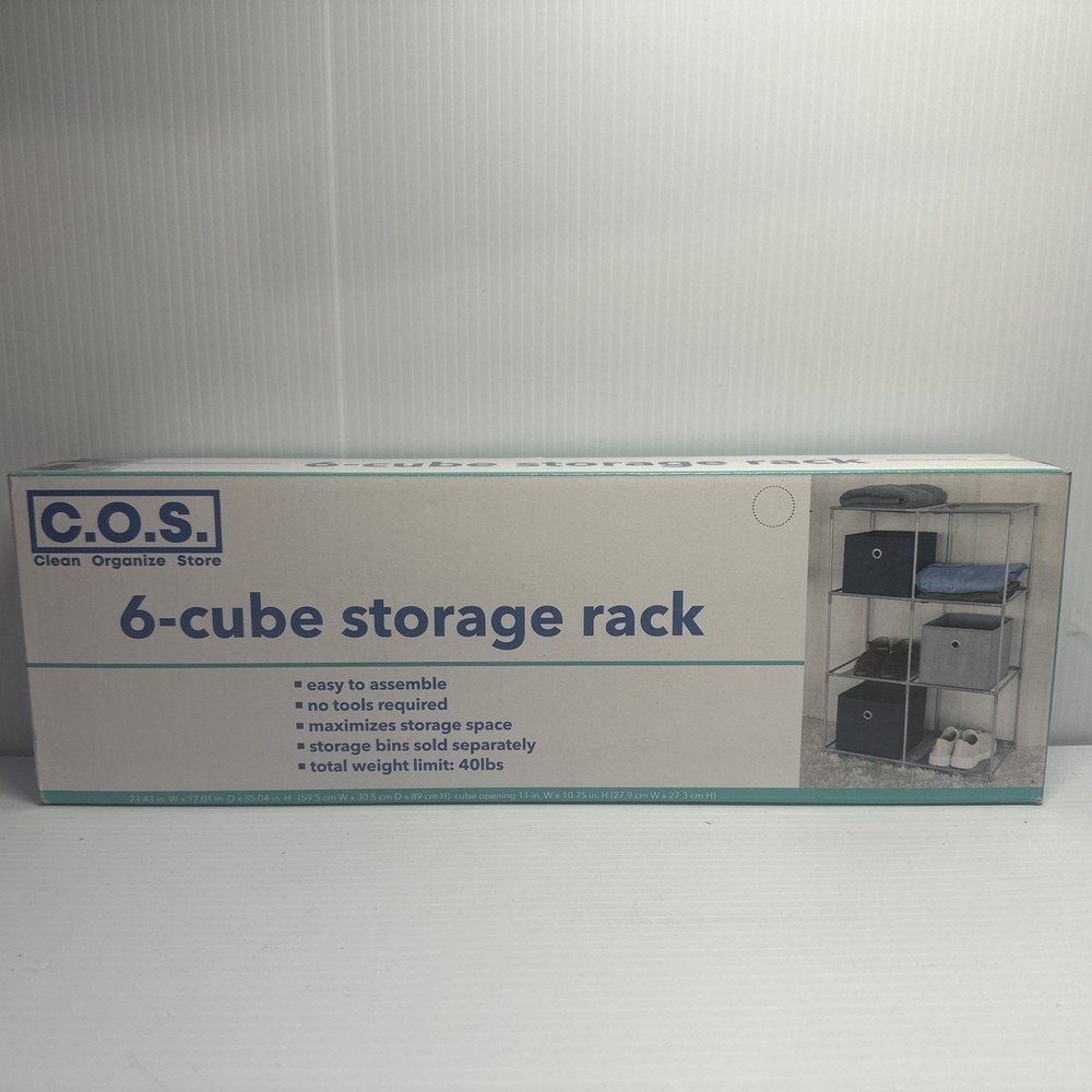 6 Cube Storage Rack