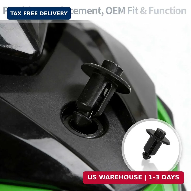 10PCS Tailgate Molding Rivet Retainers Clips Compatible with Ford F150 F250 F350 gallery