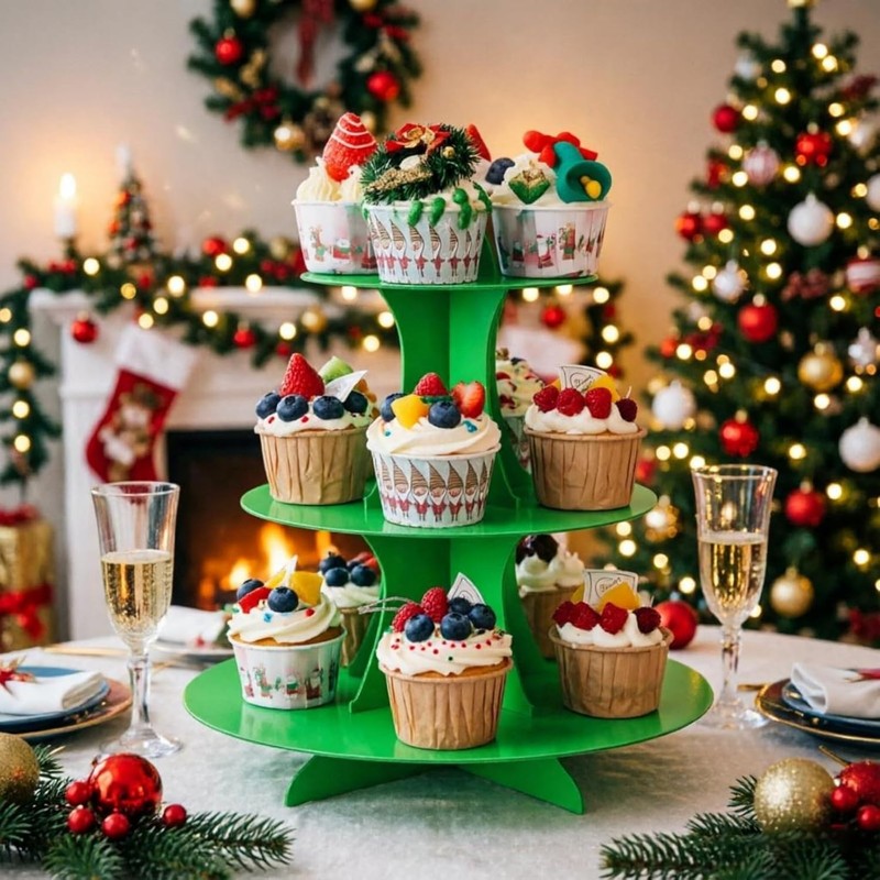 Versatile 3-Tier Cake Stand - DIY Design for Birthdays & Special Occasions gallery