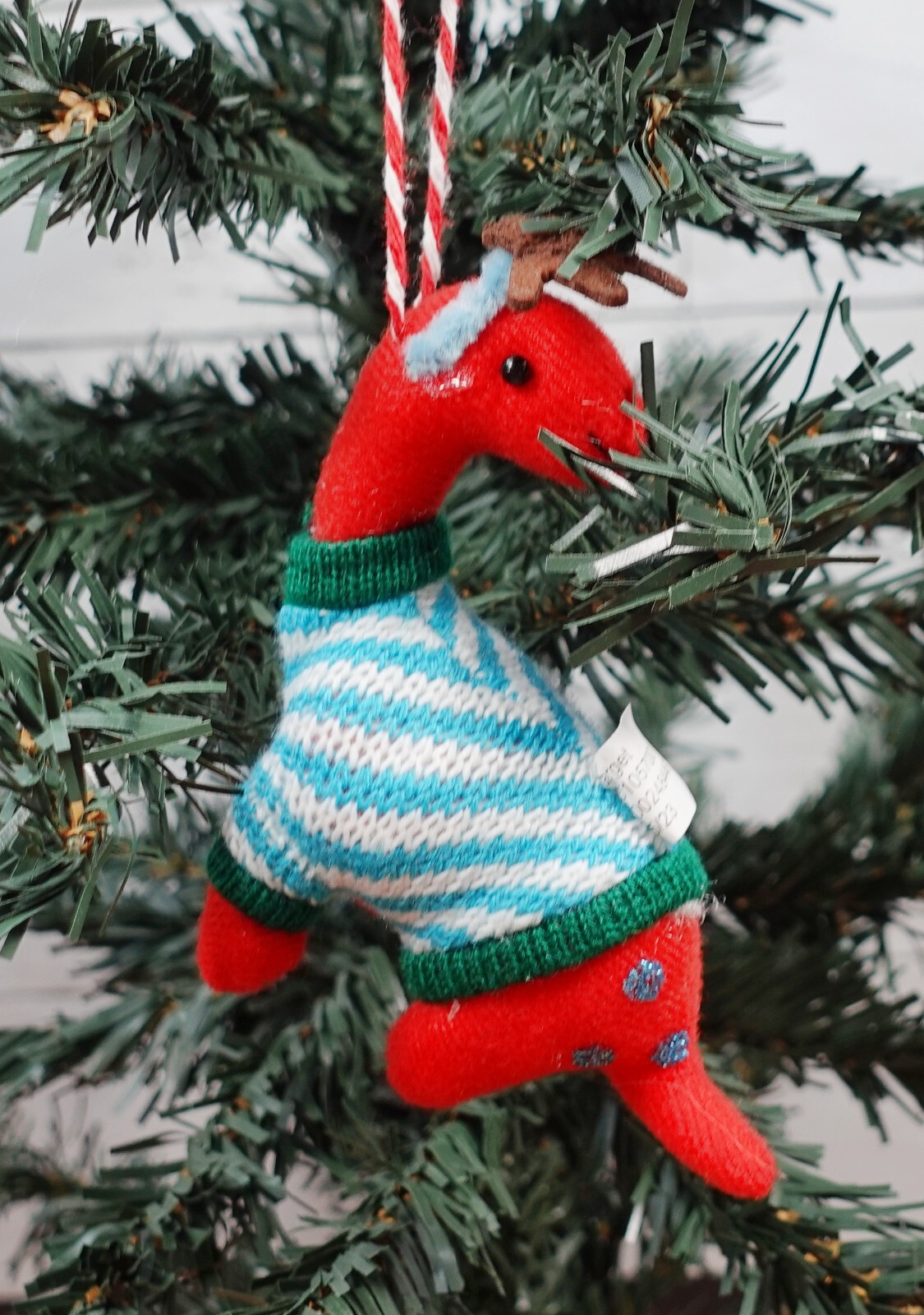 Brontosaurus Christmas Ornament Dinosaur Holiday Decor Dino Animal Antlers Gifts gallery