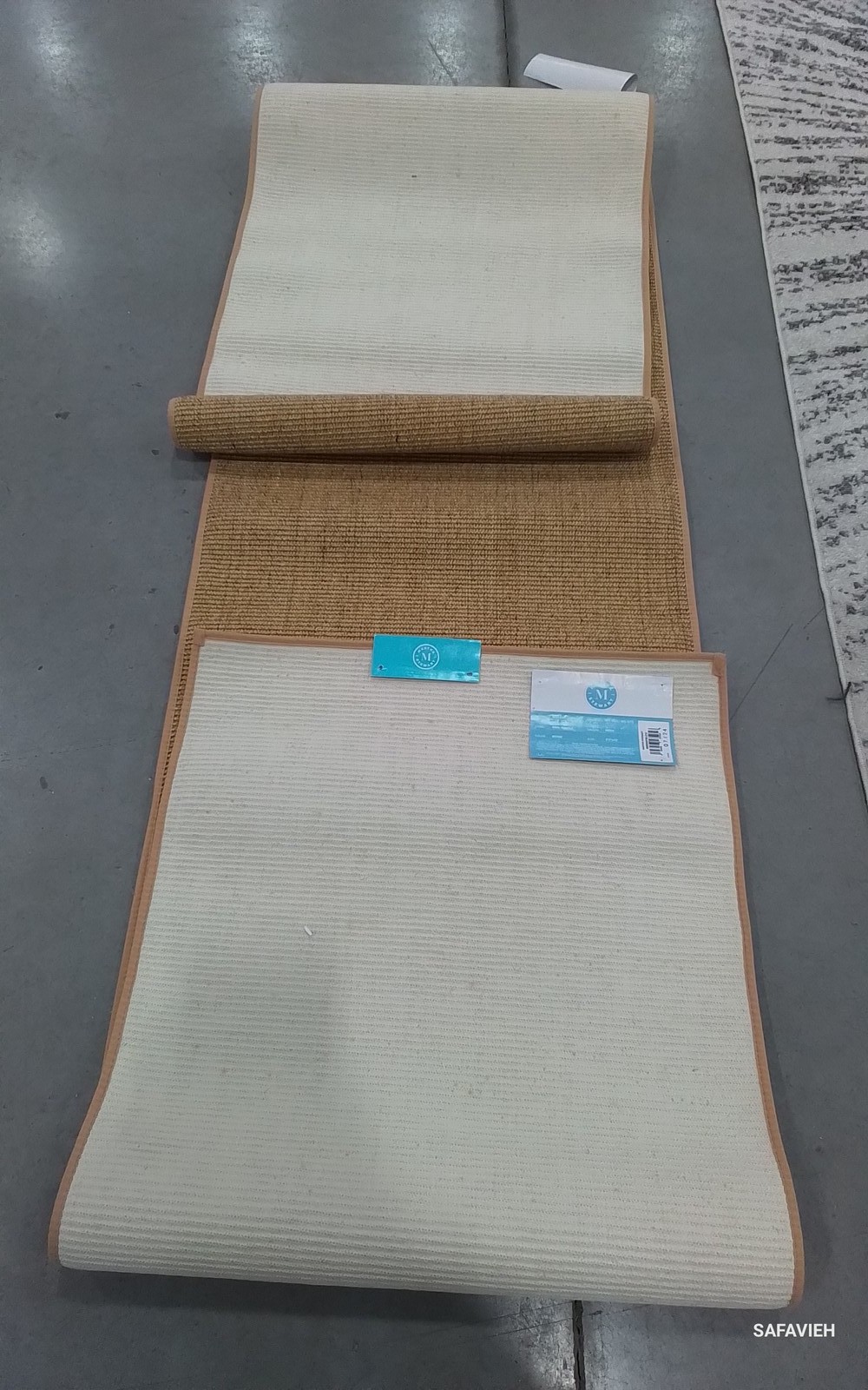BEIGE 2'-3" x 12'-0" Flaw in Rug, Reduced Price 1172799024 MSR9501B-212 gallery