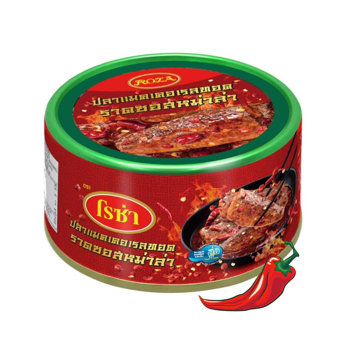 x4 ROZA Fried Mackerel with Sichuan Pepper Sauce Initiaton Mala Spicy Sauce 150g gallery