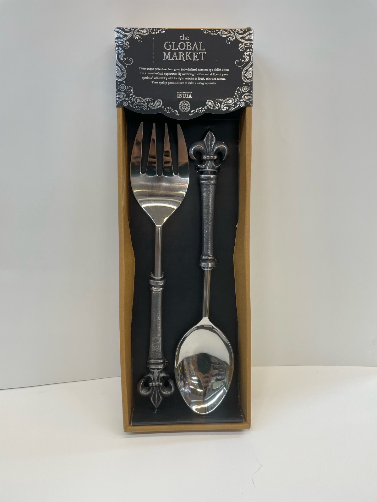 "The Global Market" Spoon & Fork Serving Set gallery