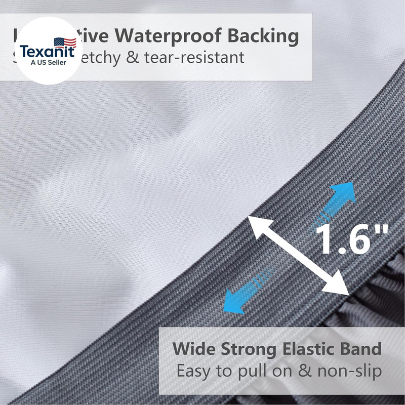 King Size Mattress Pad Waterproof, Cooling Mattress Topper Noiseless, Leak Proof gallery