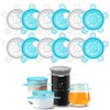 Small Silicone Stretch Lids 12pcs 2.6/6.5cm Zero Waste Reusable Silicon Contain gallery