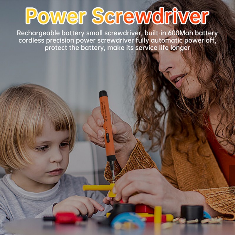 46in1 Mini Precision Electric Screwdriver Set Rechargeable Cordless Screwdriver gallery