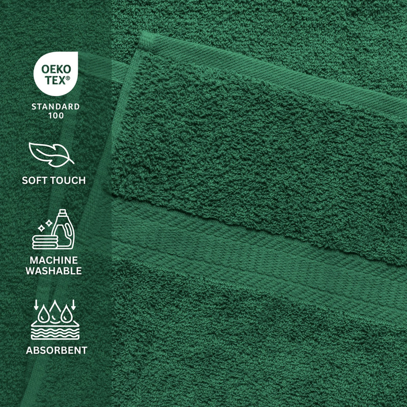 Mainstays Basic Bath Towel, Soft 100% Cotton and Highly Absorbent Bath Towel gallery