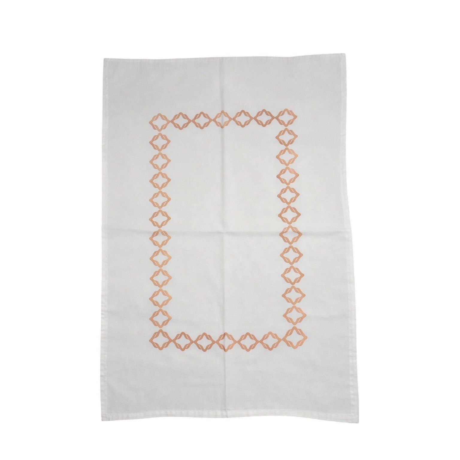 Frette Luxury White Gold Geometric Embroidered Pillowcase Pair Italian Linens gallery