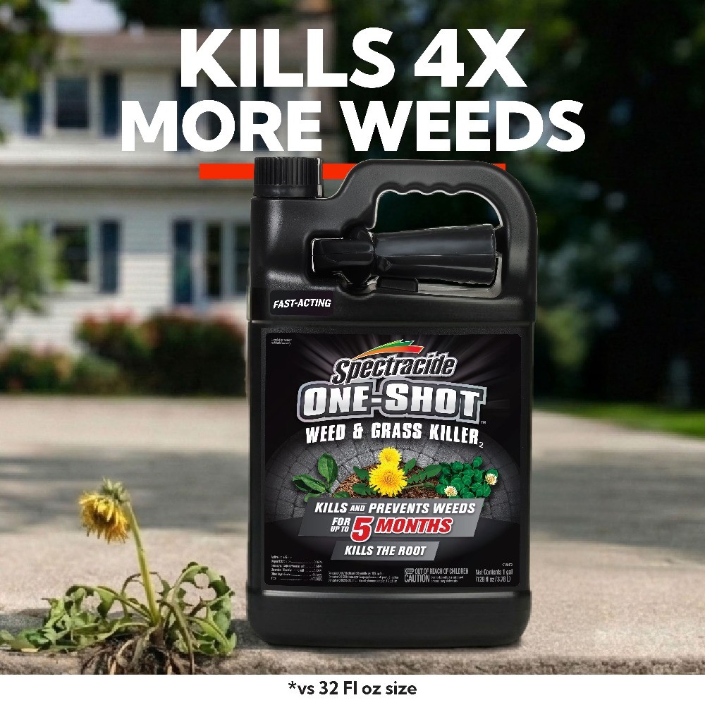 Spectracide One Shot Weed & Grass Killer Ready-to-Use Spray, 1 Gallon gallery