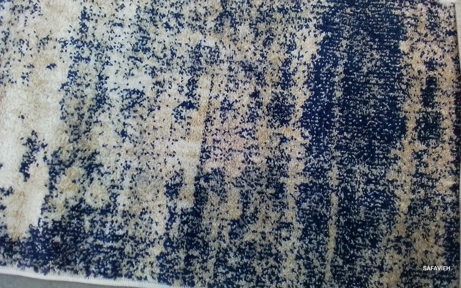 GOLD / NAVY 2'-1" x 8'-0" Broken Thread Rug, Reduced Price 1172797460 ADR207C-28 gallery