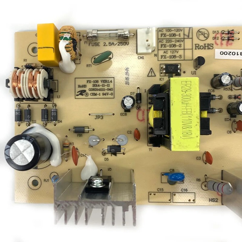 100-120V AC Input Wine Cooler Control Board FX-108-1 15.9V Output Brand New gallery