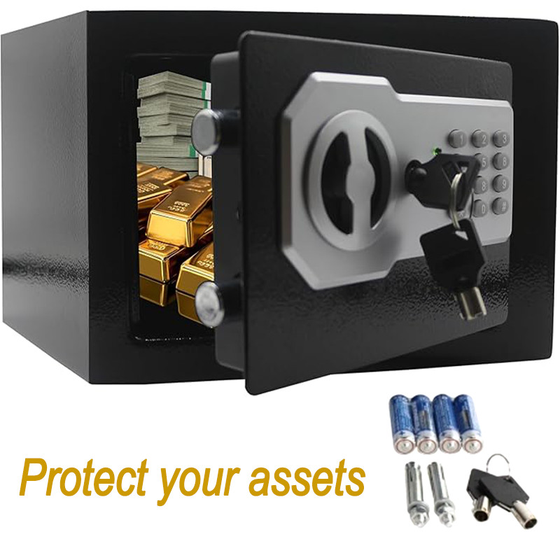 Digital Electronic Safe Box Keypad Lock Security Home Office Cash Jewelry Gun US gallery