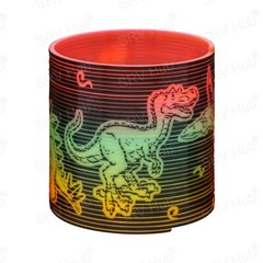 6.5cm Dinosaur Theme Magic Coil Spring,Plastic Fidget Gift Toy,Bag Stuffer,3+Y