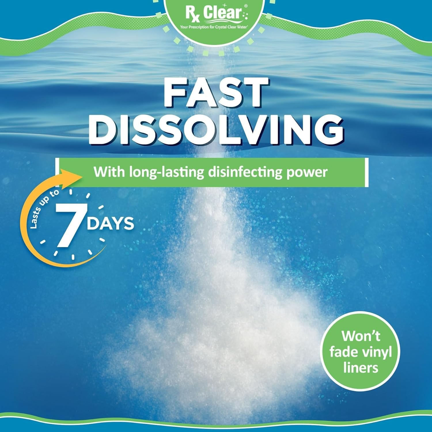 Rx Clear 99.3% Sodium Di-Chlor Granular Swimming Pool Chlorine - (Choose Size) gallery