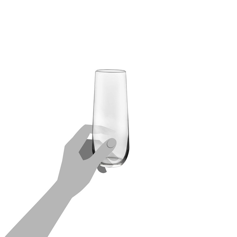 Libbey Stemless Champagne Flute Glasses 8.5-ounce Set of 12 Standard Packaging gallery