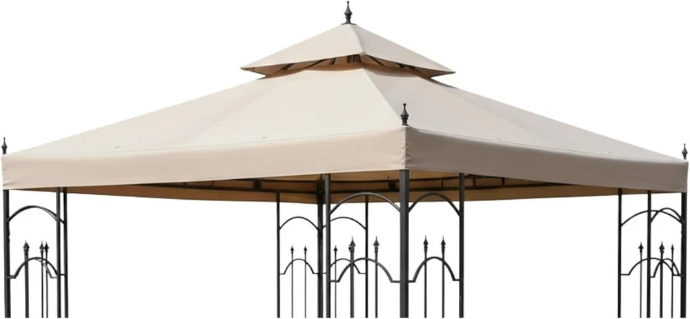 Durable UV Resistant Canopy Top for Arrow 10' x 10' Gazebos - Easy Installation gallery
