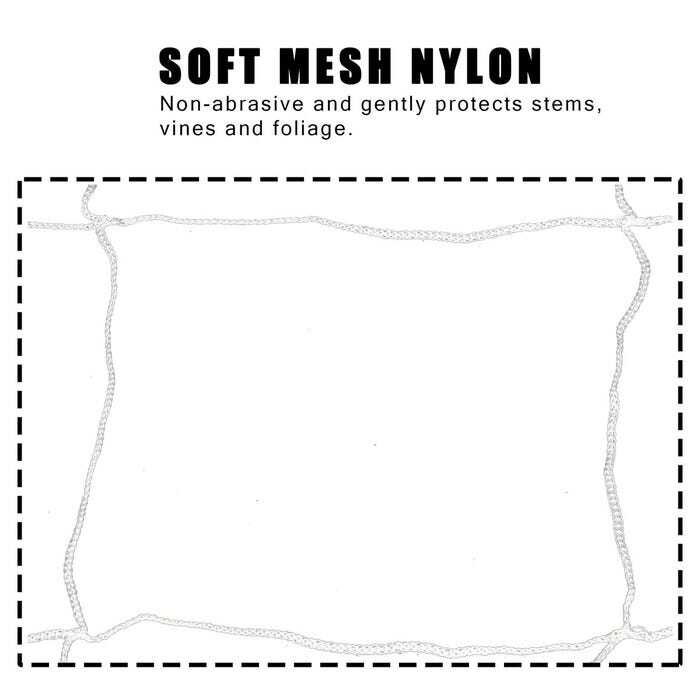 Soft Mesh Nylon Trellis Netting Bulk Roll 6.5 ft x 350 ft w/ 6 in Squares gallery