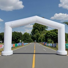 Large 21Ft Gable Inflatable Arch with built-in blower – White