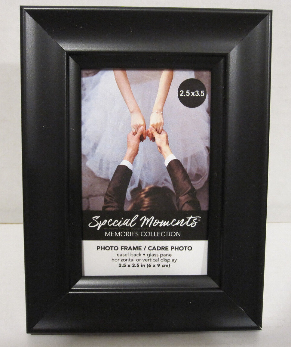 [2 Pack] 2.5X3.5 in. Black Picture Frames Picture Frame Vertically or Horizontal gallery