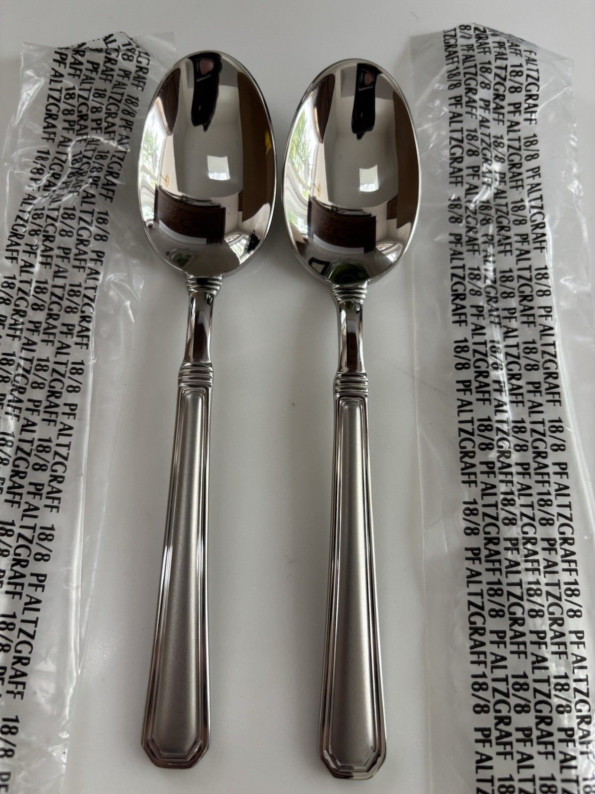 Pfaltzgraff - SATIN PROVIDENCE - lot of 2 teaspoons NEW gallery