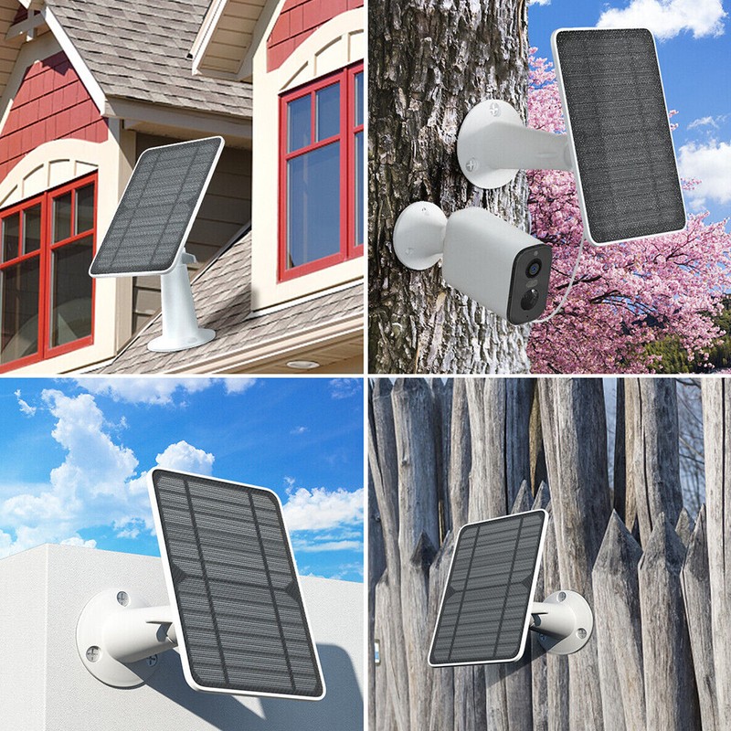 1-4Pcs 5V Solar Panel Charger for Eufy Eufycam Cam E/2C/E/2 Pro Security Camera gallery