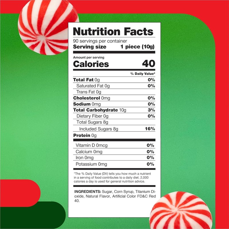Jumbo Mint Balls - 2 Pound Bulk Pack (About 90 Count) - Peppermint Hard Candy gallery