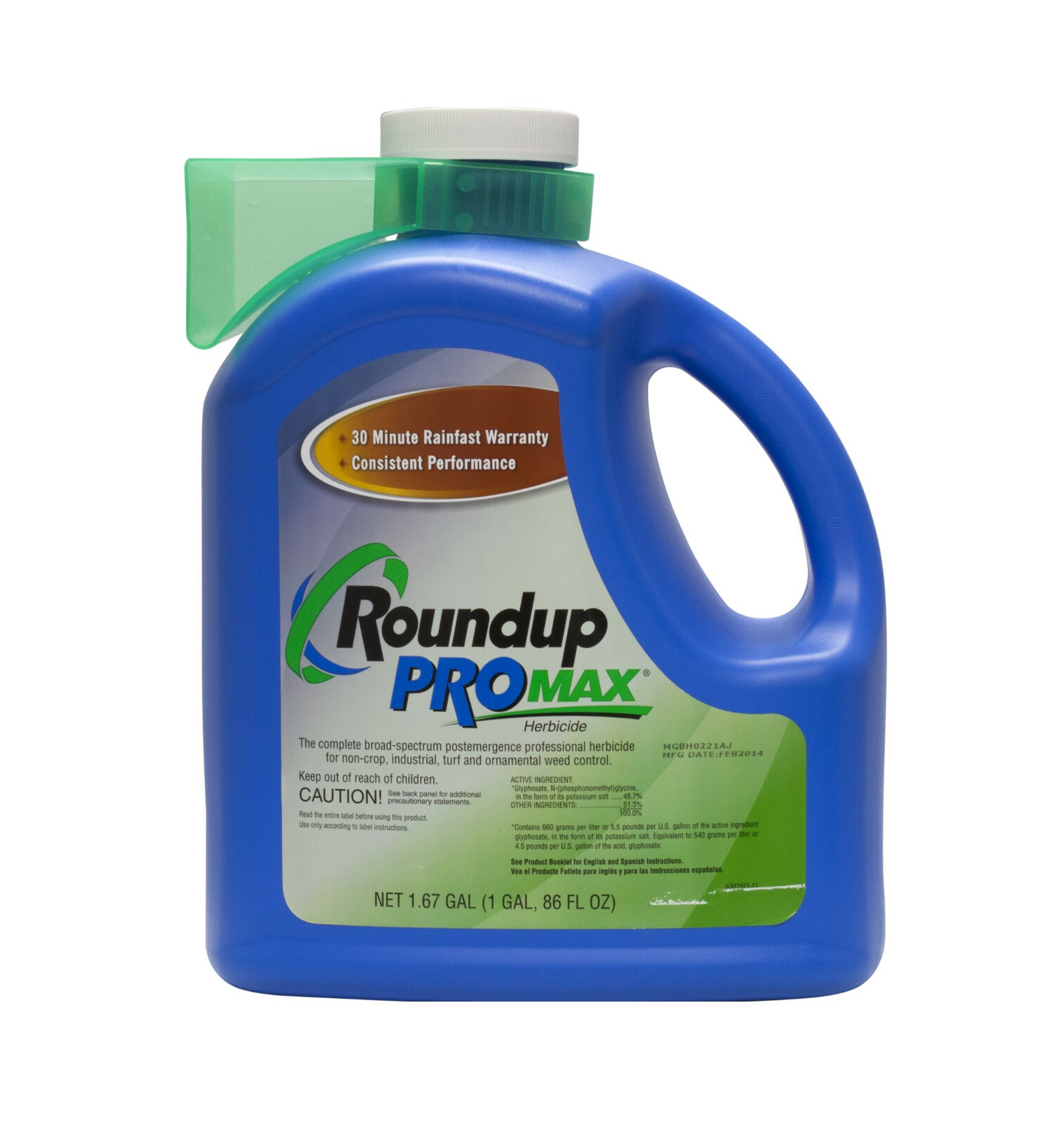 Roundup Pro Max (1.67 Gals) Weed & Brush Killer Herbicide Turf Ornamental Weeds gallery