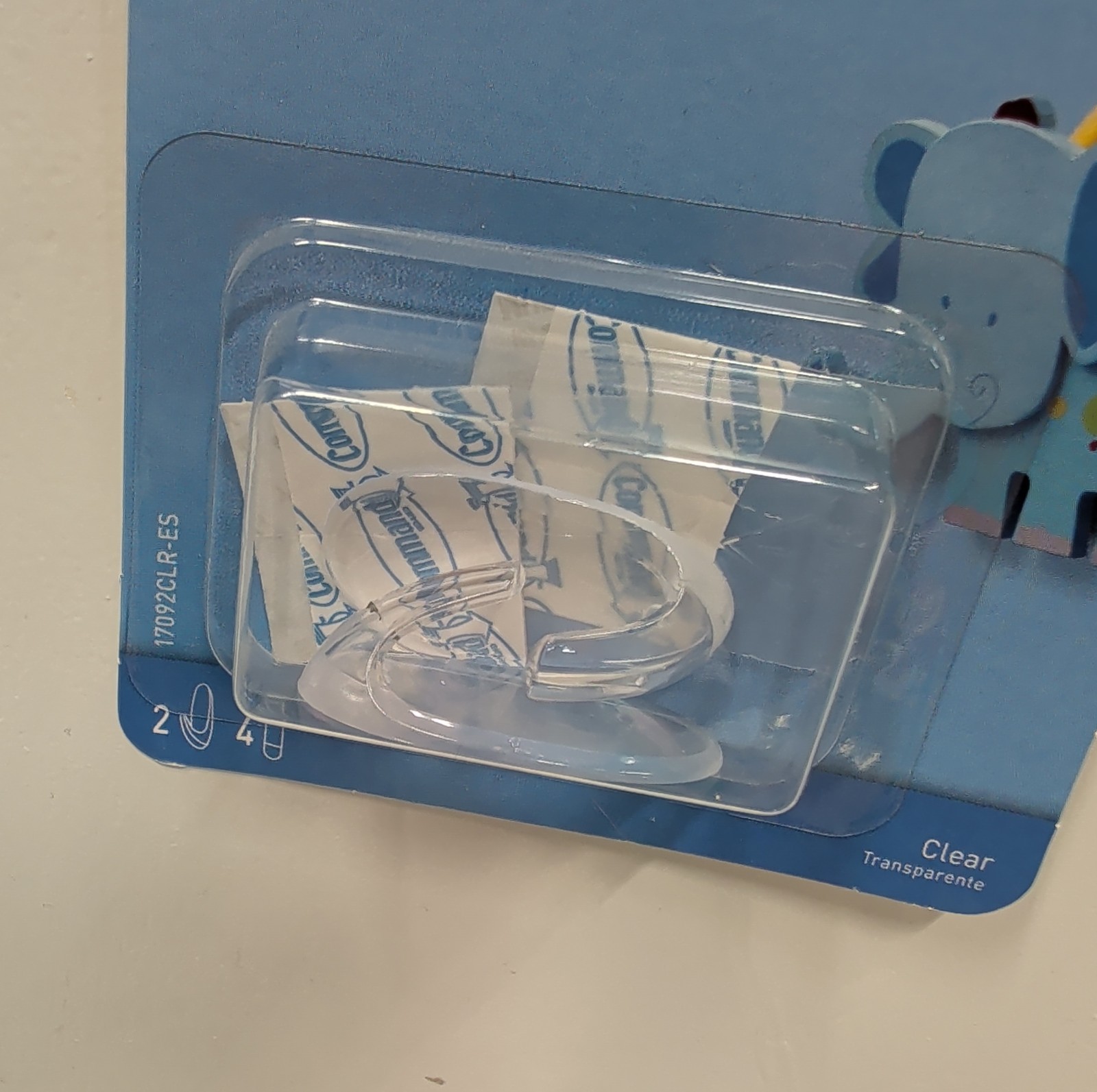 Command Clear Small Wall Hooks 2 Pack w/ 4 Adhesives Holds 1 lb Damage‑Free New gallery