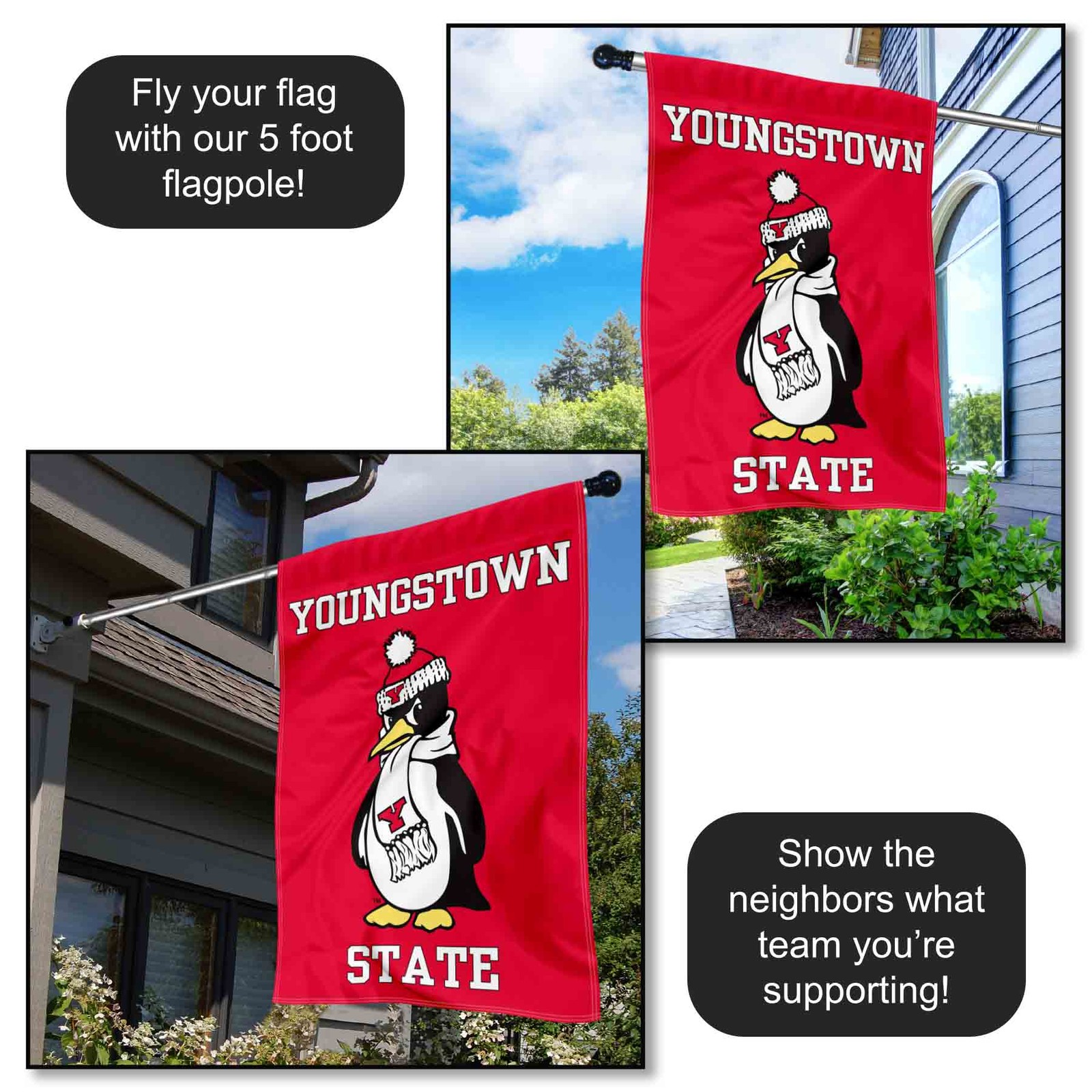 Youngstown State Banner Flag gallery