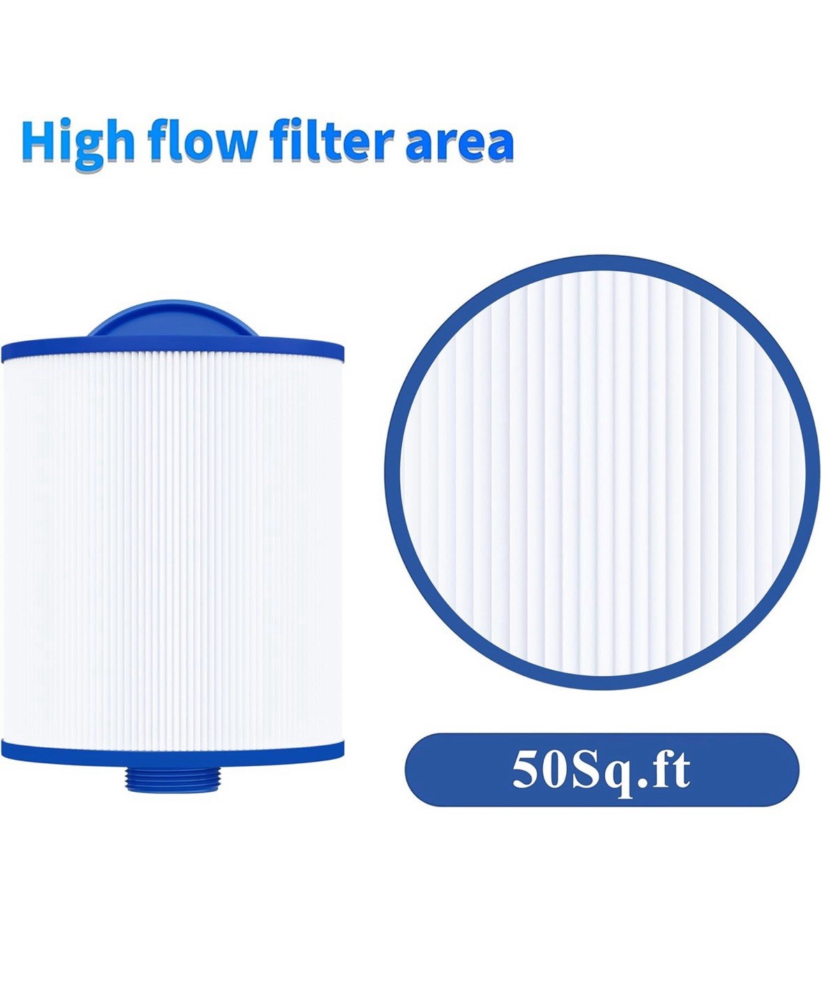 Cryspool CP-06045 Spa Pool Filter Cartridge 50 Sq. Ft for Artesian Spas 2-Pack gallery