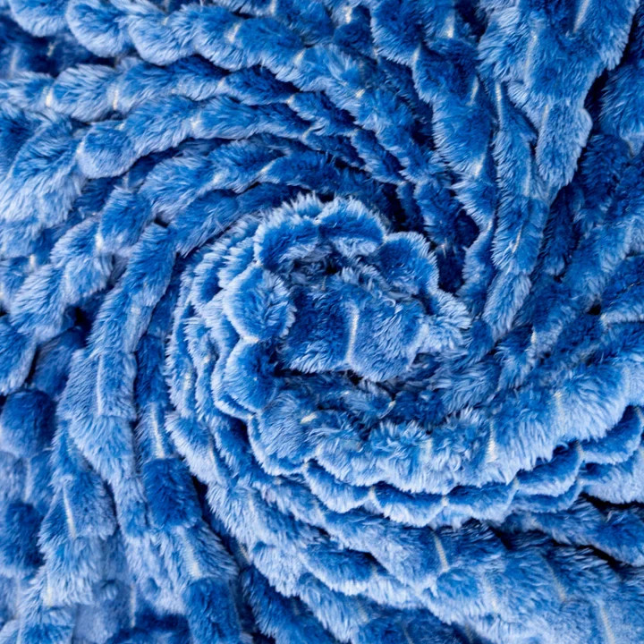 Blue Blanket Soft Plush Solid Color Blanket Cozy Warm Blue Blanket 50x60in gallery