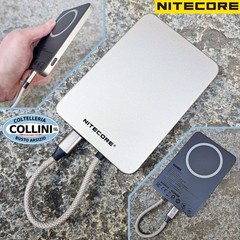 Nitecore – Pocket 5 – Titanium Gray – 5000mAh USB-C Magnetic Power Bank -…