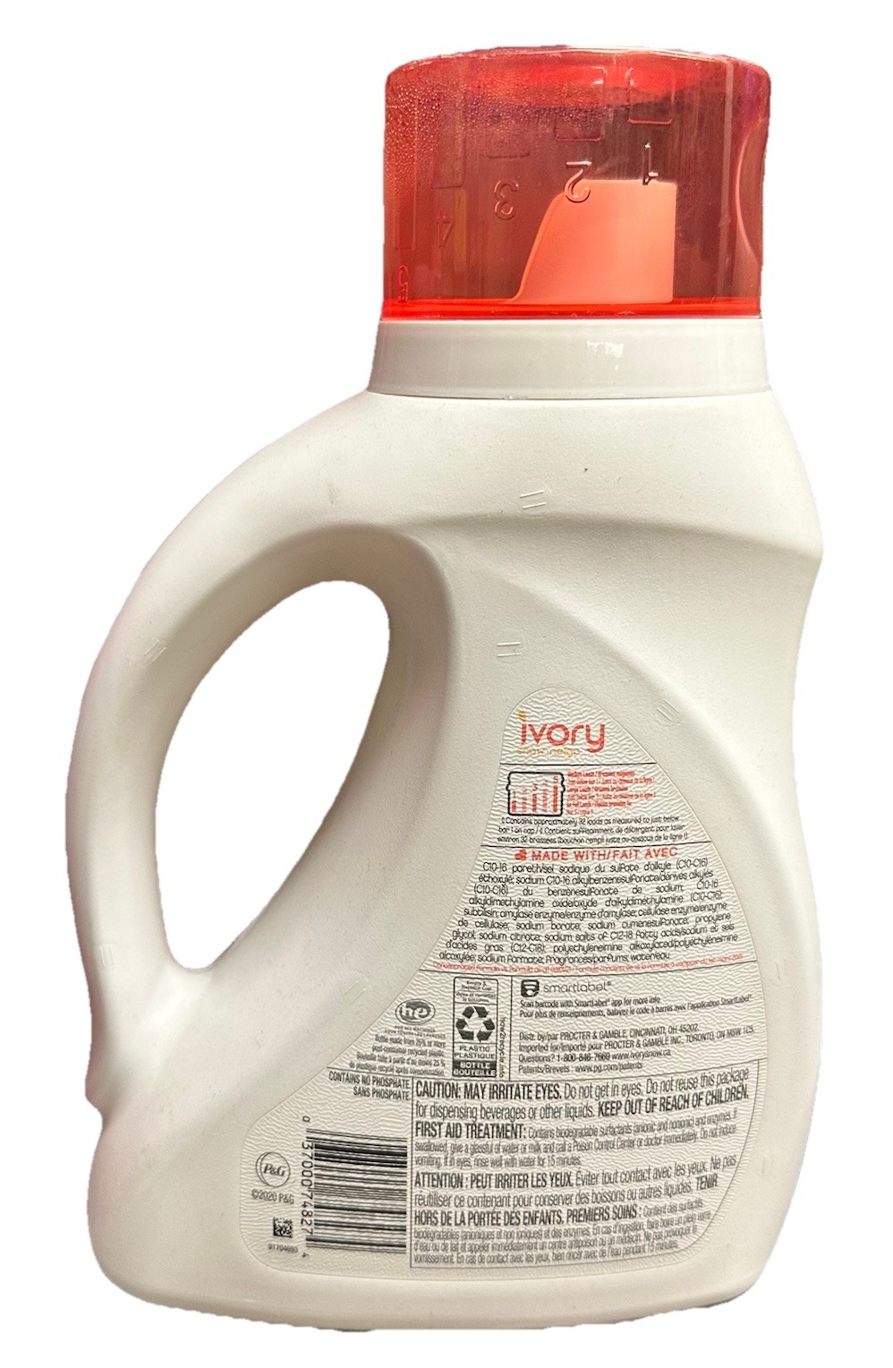Ivory Snow Liquid Detergent Stage 2 Active Baby Pink Cap 32 Loads Discontinued gallery