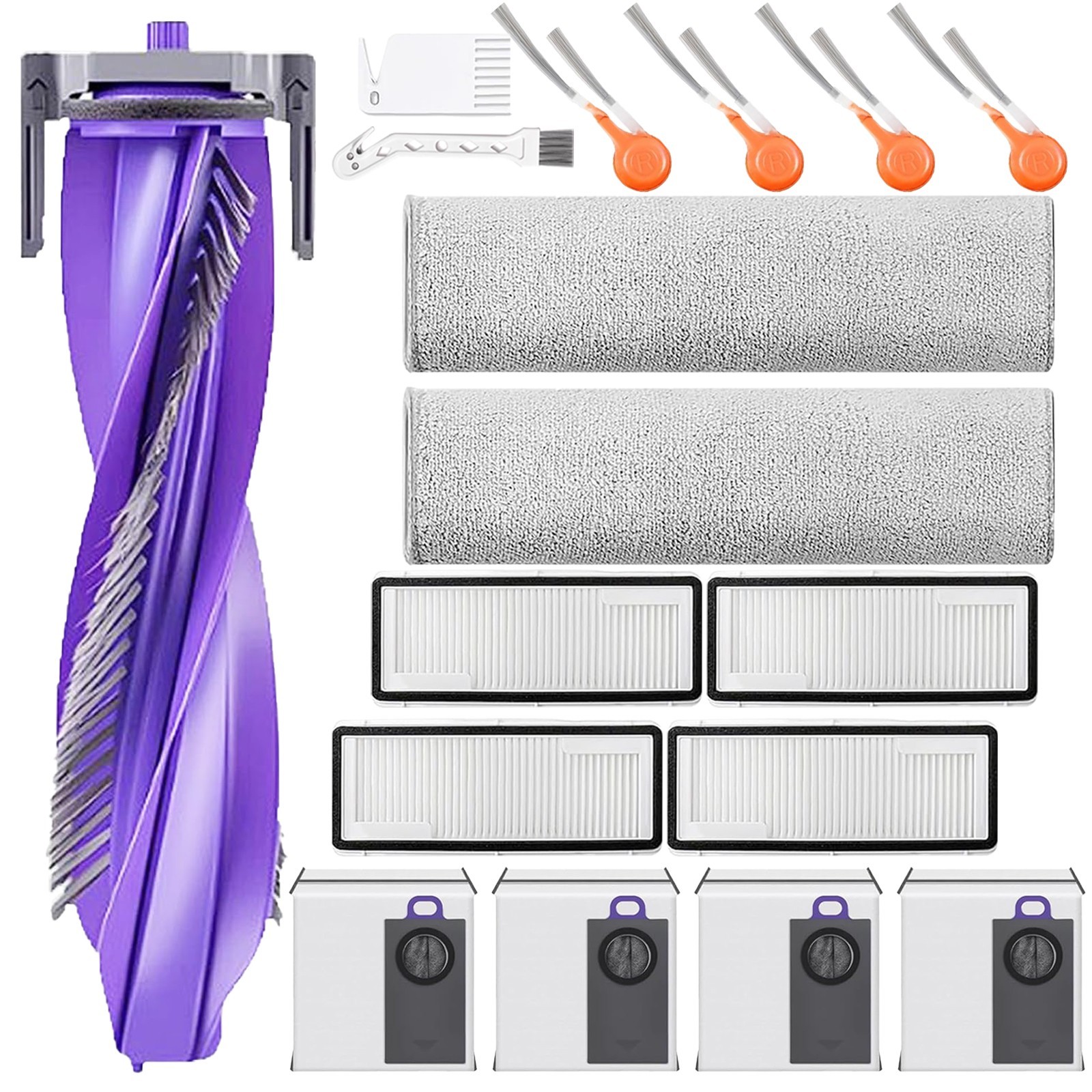 Replacement Parts Accessories Kit Compatible for Narwal Flow 2 Robot Vacuum gallery