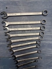 Wright Tool WrightGrip 2.0 SAE Combination Wrench Set Non-Ratcheting 13pc