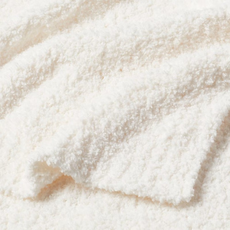 Threshold Chenille Throw Bed Blanket Oversized 92x90 Midweight gallery