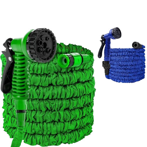 Expanding Expandable Flexible Garden Water Hose w Spray Nozzle 25, 50, 75, 100FT gallery